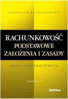 Okładka książki Rachunkowość Podstawowe założenia i zasady