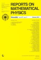 Opakowanie Reports on Mathematical Physics 67/1 Kraj