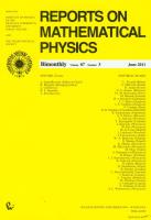 Opakowanie Reports on Mathematical Physics 67/3