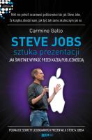 Steve Jobs sztuka prezentacji. Autor: Carmine Gallo. SmakLiter.pl Okładka książki Steve Jobs sztuka prezentacji