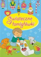 Okładka książki Świąteczne łamigłówki chłopiec