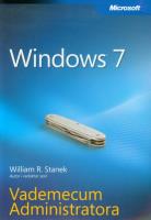 Vademecum Administratora. Windows 7. Autor: Stanek William R.. SmakLiter.pl Okładka książki Vademecum Administratora. Windows 7