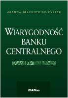 Okładka książki Wiarygodność banku centralnego