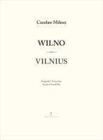 Wilno / Vilnius. Autor: Miłosz Czesław. SmakLiter.pl Okładka książki Wilno / Vilnius