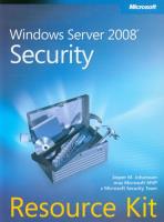Okładka książki Windows Server 2008 Security Resource Kit + CD