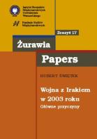 Wojna z Irakiem w 2003 roku. Autor: Świętek Hubert. SmakLiter.pl Okładka książki Wojna z Irakiem w 2003 roku
