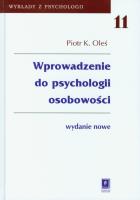 Okładka książki Wprowadzenie do psychologii osobowości