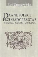 Okładka książki Dawne polskie przekłady prasowe