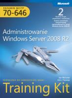 Egzamin MCITP 70-646: Administrowanie Windows Server 2008 R2 Training Kit. Autor:   Praca zbiorowa. SmakLiter.pl Okładka książki Egzamin MCITP 70-646: Administrowanie Windows Server 2008 R2 Training Kit