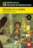 Fantasmas en la escalera z płytą CD. Autor: Estopina Alicia, Baulenas Sans Neus. SmakLiter.pl Okładka książki Fantasmas en la escalera z płytą CD