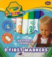 Flamastry Zmywalne Mini Kids 8 szt. CRAYOLA. Wydawca: Crayola. SmakLiter.pl Opakowanie Flamastry Zmywalne Mini Kids 8 szt. CRAYOLA