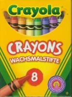 Okładka książki Kredki świecowe bezpieczne 8 kolorów CRAYOLA