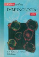 Krótkie wykłady Immunologia. Autor: Lydyard P. M., Whelan A., Fanger M.W.. SmakLiter.pl Okładka książki Krótkie wykłady Immunologia