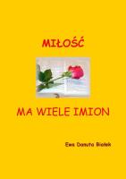 Okładka książki Miłość ma wiele imion