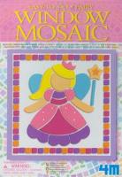 Mozaika okienna Wróżka. Autor: 4582. SmakLiter.pl Okładka książki Mozaika okienna Wróżka