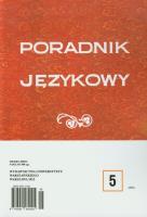 Opakowanie Poradnik językowy 5/2012