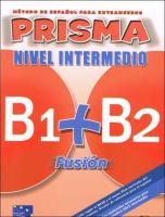 Okładka książki Prisma fusion nivel inicial B1+B2 alumno EDI-NUMEN