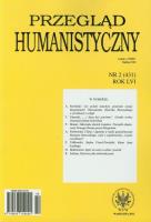 Opakowanie Przegląd humanistyczny 2(431)/2012 rok LVI