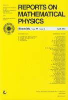 Opakowanie Reports on Mathematical Physics 69/2 Kraj