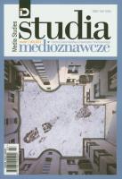 Opakowanie Studia medioznawcze 1/2012