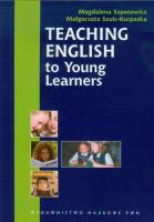 Teaching English to Young Learners. Autor: Magdalena Szpotowicz, Małgorzata Szulc-Kurpaska. SmakLiter.pl Okładka książki Teaching English to Young Learners