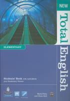 Total English  New Elementary SB CD LONGMAN. Autor: Hall Diane, Foley Mark, Araminta Crace. SmakLiter.pl Okładka książki Total English  New Elementary SB CD LONGMAN