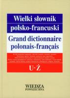 Opakowanie Wielki słownik polsko-francuski tom 5 U-Ż