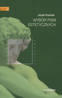 Wybór pism estetycznych. Autor: Kremer Józef. SmakLiter.pl Okładka książki Wybór pism estetycznych