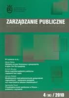 Opakowanie Zarządzanie publiczne 04/2010