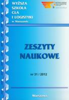 Opakowanie Zeszyty naukowe WSCiL 31/2012