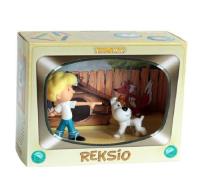 Chłopiec i Reksio mały. Autor: 11013-14. SmakLiter.pl Okładka książki Chłopiec i Reksio mały