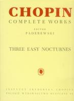 Okładka książki Chopin -Trzy łatwe nokturny