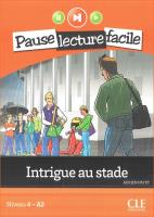 Intrigue au stade + CD. Autor: Payet Adrien. SmakLiter.pl Okładka książki Intrigue au stade + CD