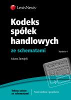 Kodeks spółek handlowych ze schematami. Autor: Zamojski Łukasz. SmakLiter.pl Okładka książki Kodeks spółek handlowych ze schematami
