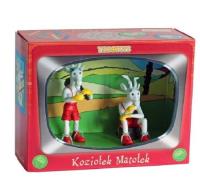 Koziołek Matołek stojący i siedzący. Autor: 11009-10. SmakLiter.pl Okładka książki Koziołek Matołek stojący i siedzący