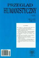 Opakowanie Przegląd humanistyczny 3/2012