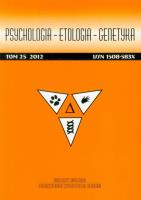 Opakowanie Psychologia Etologia Genetyka t.25