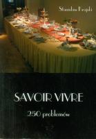 Savoir Vivre. 250 problemów. Autor: Krajski Stanisław. SmakLiter.pl Okładka książki Savoir Vivre. 250 problemów