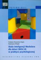 Skala inteligencji Wechslera dla dzieci (WISC-R) w praktyce psychologicznej. Autor: Grażyna Krasowicz-Kupis, Wiejak Katarzyna. SmakLiter.pl Okładka książki Skala inteligencji Wechslera dla dzieci (WISC-R) w praktyce psychologicznej