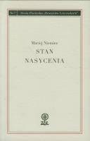 Stan nasycenia. Autor: Niemiec Maciej. SmakLiter.pl Okładka książki Stan nasycenia
