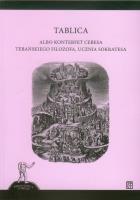 Tablica albo konterfet cebesa tebańskiego filozofa ucznia Sokratesa. Autor: Cebes. SmakLiter.pl Okładka książki Tablica albo konterfet cebesa tebańskiego filozofa ucznia Sokratesa