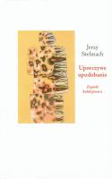 Uporczywe upodobanie. Autor: Stelmach Jerzy. SmakLiter.pl Okładka książki Uporczywe upodobanie