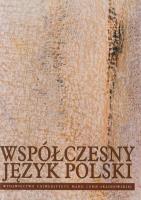 Współczesny język polski. Autor: Jerzy Bartmiński (red.). SmakLiter.pl Okładka książki Współczesny język polski