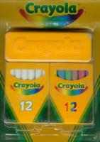 Crayola Zestaw kredy białej i kolorowej. Wydawca: Crayola. SmakLiter.pl Opakowanie Crayola Zestaw kredy białej i kolorowej