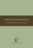 Okładka książki Dowody ontologiczne