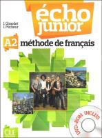 Okładka książki Echo junior A2 podr+ DVD CLE