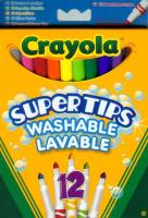 Flamastry Supertips pastelowe 12 szt CRAYOLA. Autor:   Praca zbiorowa. SmakLiter.pl Okładka książki Flamastry Supertips pastelowe 12 szt CRAYOLA