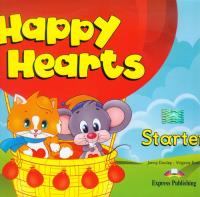 Happy Hearts  Starter SB + DVD EXPRESS PUBLISHING. Autor: Jenny Dooley - Virginia Evans. SmakLiter.pl Okładka książki Happy Hearts  Starter SB + DVD EXPRESS PUBLISHING