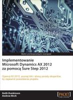Okładka książki Implementowanie Microsoft Dynamics AX 2012