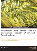 Integrowanie Oracle E-Business Suite R12 .... Autor: Penver Andy. SmakLiter.pl Okładka książki Integrowanie Oracle E-Business Suite R12 ...